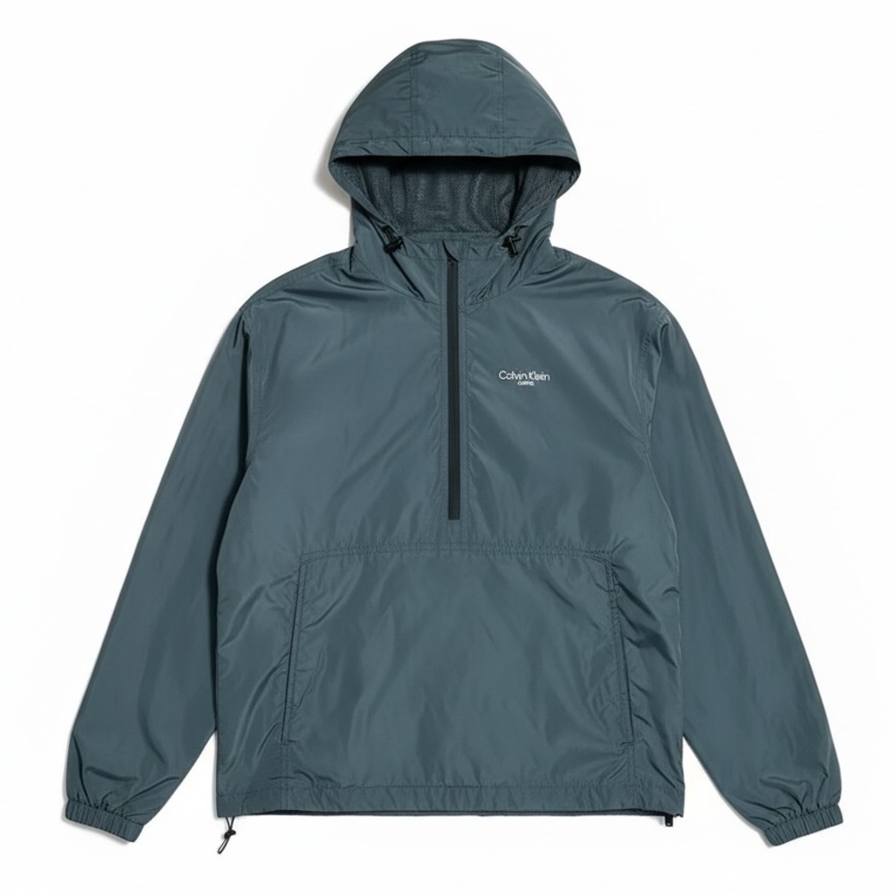 Calvin Klein Jeans- Polyester Half Zip Pullover Hoodie